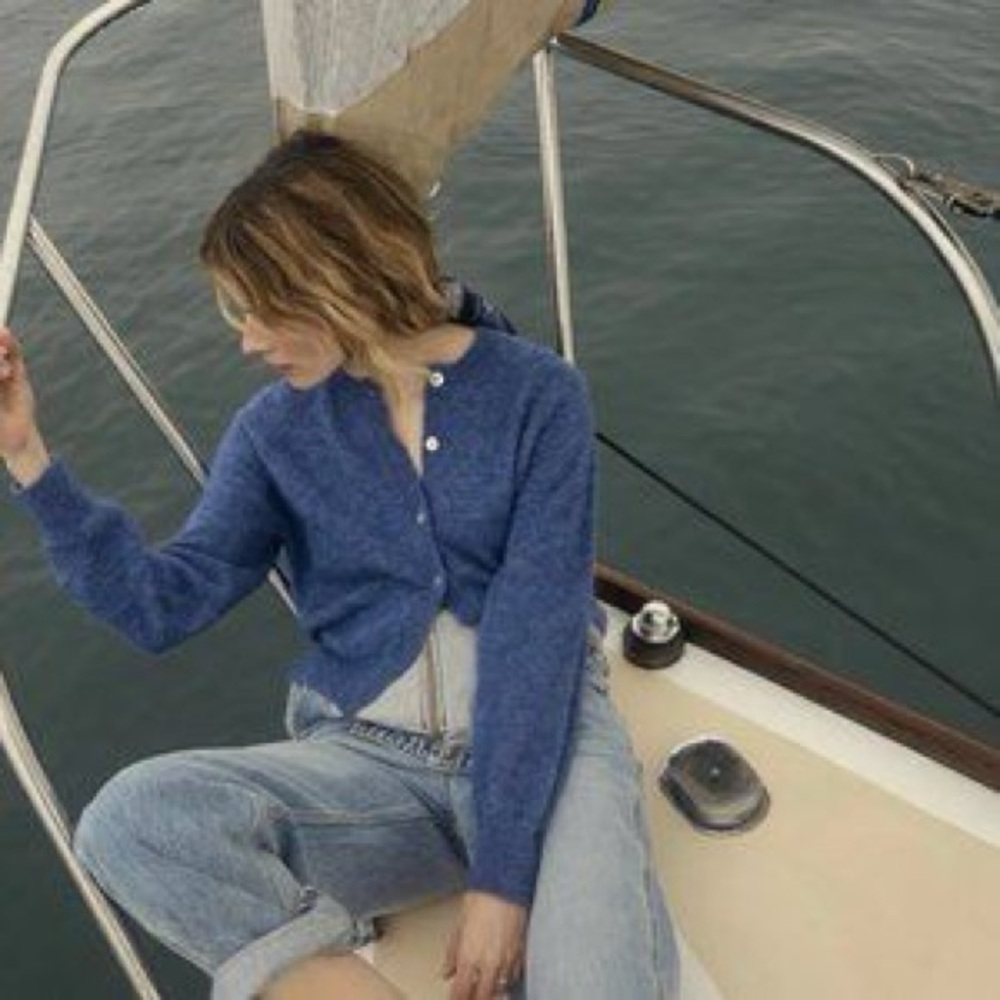 Doen Petra Cardigan Blue Dusk XS